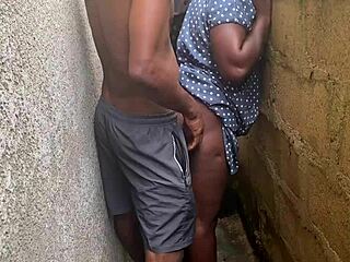 Chubby black teen bent over for huge BBC doggystyle pounding!