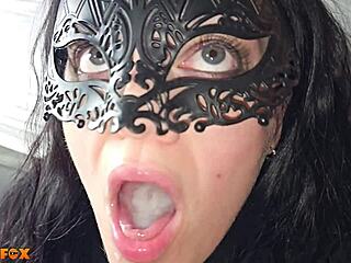 Amateur Milf Millie Fox Swallows Huge 20-Load Cum Facial Challenge