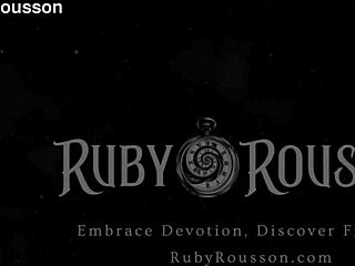 hey, finally releasing after chastity tease with ruby rousson...