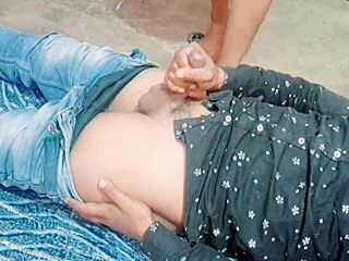 Bangali babu gets english mem's huge gaping hairy asshole yoga stretched!