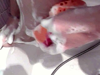 Lover Pounds Wife's Pussy Doggystyle on Washing Machine Creampie After Shower