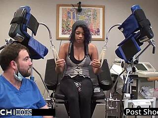 human guinea pig phoenix rose screams from mandatory hitachi orgasms by doctor tampa!