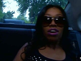 brown ebony with saggy tits slim waist takes first ffm threesome double big black cocks sloppy deepthroat