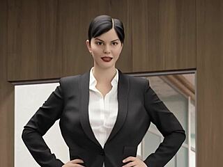 lesbian employee trades her big pawg ass with black boss for favor