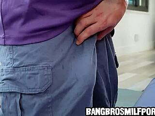 snapping pics of stepmom's big tits and ass spilling out torn yoga pants while she teases pov oral dreams