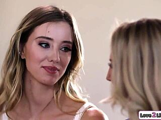 Damn! Two Stepmoms Lick Shaved Stepdaughter Pussy in Wild 3some!