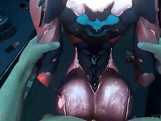 whoa, ember takes that monster cock doggystyle in hentai pov!