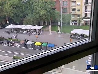 Big titted horny Colombiana fucks Victor Bloom homemade