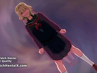 😈 Anime hentai girl begs for doggystyle creampie and big tits bounce 👅💦