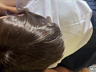 thai schoolgirl moans sucking monster cock creampie fuck