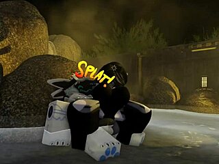 Shark's bath turns into rough creampie fuck fest