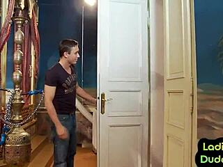 I peg my whimpering sub as mean British femdom