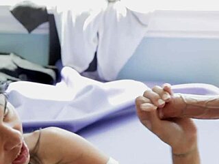 Mason Moore Gulps Cum After Hard Pussy Pounding and Deepthroat Facial!