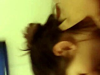 big ass white girl drops to knees sucking huge cock