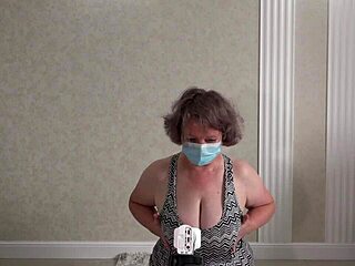 Big ass mature wife tries panties shorts for lover's eyes!