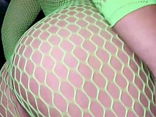 nadia diamo shakes her hot latina ass in fishnets twerking slow motion babe
