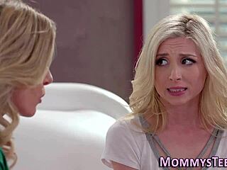 hey tiny teen, tribbing stepmom feels so good first time