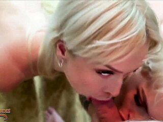 Check out her pics then watch skinny blonde take deepthroat pounding