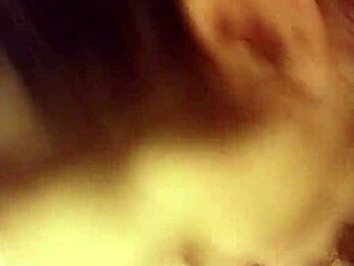 big ass white girl drops to knees sucking huge cock