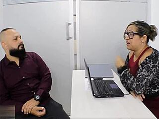 I fuck my boss for a raise pounding her big pussy lips in homemade taboo sex