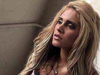 Stranger bends blonde over for doggystyle pounding her hairy pussy