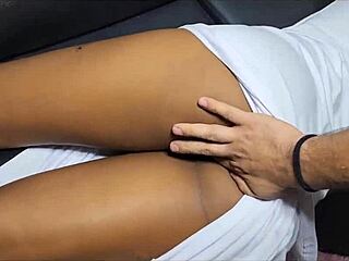 lusty big ass stepsis craves daddy's anal creampie ride