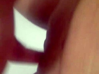 sexy babe fingers her wet pussy in hot solo masturbation tease