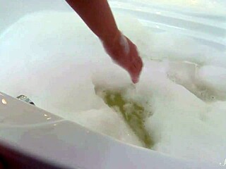 renzy f nasty teen fingers shaved pussy shower orgasm juicy