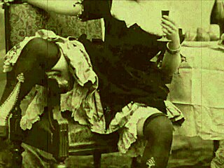 vintage retro erotic art in antique style