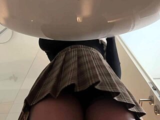 i crave that big tits blonde's pantyhose striptease