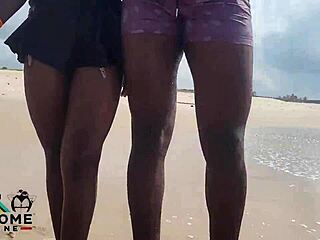 Naughty 18+ Teen's First Beach Sex Addiction Explodes in Wet Orgasms