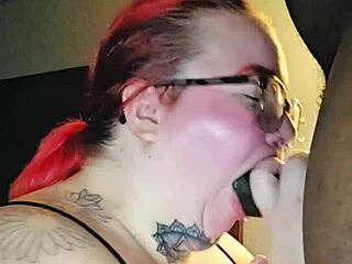 Redhead Aubrey Bigbabe304 Slobbers Deepthroat Big Fat Black Cock Wet Ass