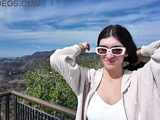 complete girlfriend experience aubry babcock sloppy deepthroat blowjob at hollywood sign vol 49!