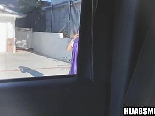 Young shaved muslim girl sneaks hard fuck american bf past stepdad