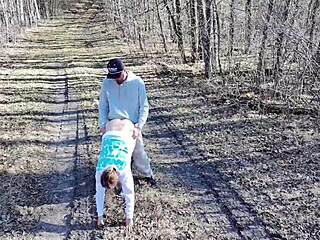 curvy wife fucked hard by big cock hubby in public shower and camp