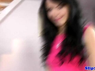 Young Euro Amateur Babe Boldly Rides Geriatric Cock in Heels POV