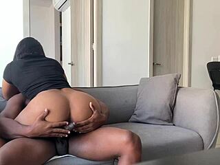 Big Ass Brunette Nysdel Cums Hard Riding BBC in Homemade Session