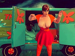 HARD Granny Velma Dinkley Takes Brutal Haunted Mystery Pounding And Creampie Explosion