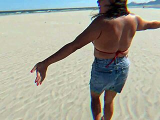 wild beach orgy mattos couple dominates hot newbie raquel with savage outdoor anal and more