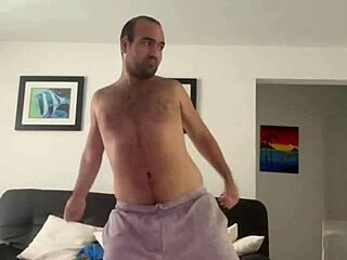 Close-Up Home Dance Party Solo Show with Music Beats