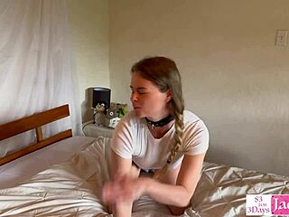 Curvy Girlfriend Teases with Lingerie before Intimate Session