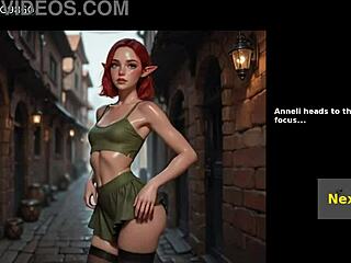 Wow, naughty elf girl strokes that massive goblin cock in escaping the goblins 02 by dreamweaver!