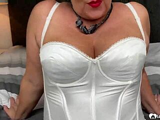 oiled milf next door strips heels rips clothes teases massive natural tits