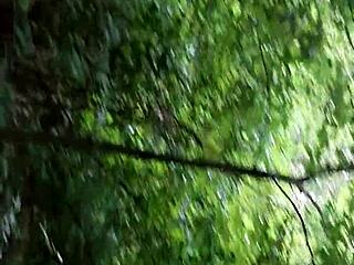 we lick brunette pussies deep in forest till orgasm shakes us - illusion girls