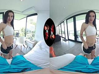 oh man my first vr porn shoot as 18yr latina teen felt sooo real n intense