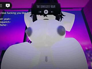 white roblox slut drops to knees craving thick cock down her throat now