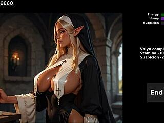 Wow, naughty elf girl strokes that massive goblin cock in escaping the goblins 02 by dreamweaver!