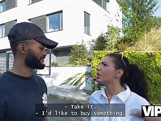 Hot Teen Fucks and Flashes Tits Pussy in Front of Boyfriend