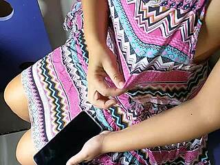 Chubby Brazilian Milf Presses Monster Cock With Phone On Crowded Train Groping Flash