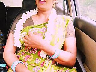 indian aunty fucks english boy hard with dirty telugu talk and big natural tits bouncing